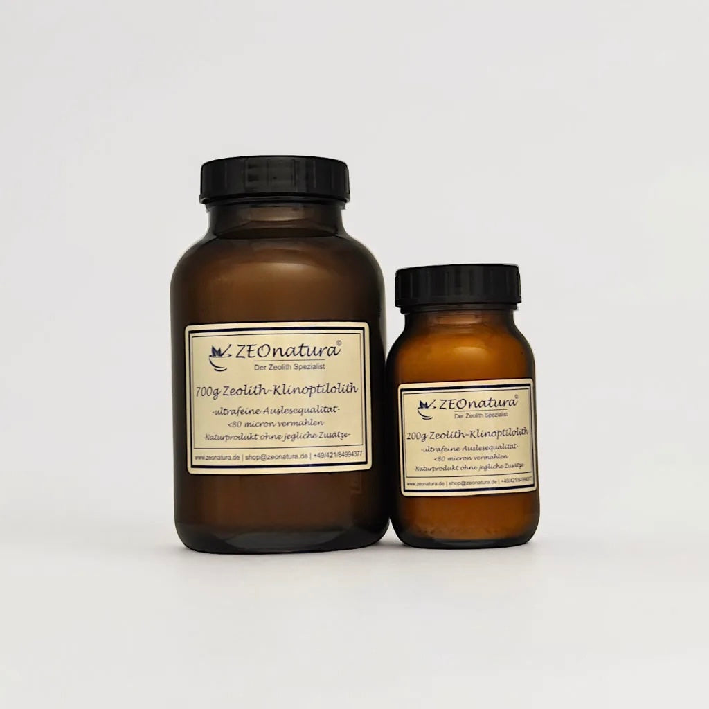 700g + 200g Zeolith ultrafein Auslesequalität 95% Klinoptilolithgehalt